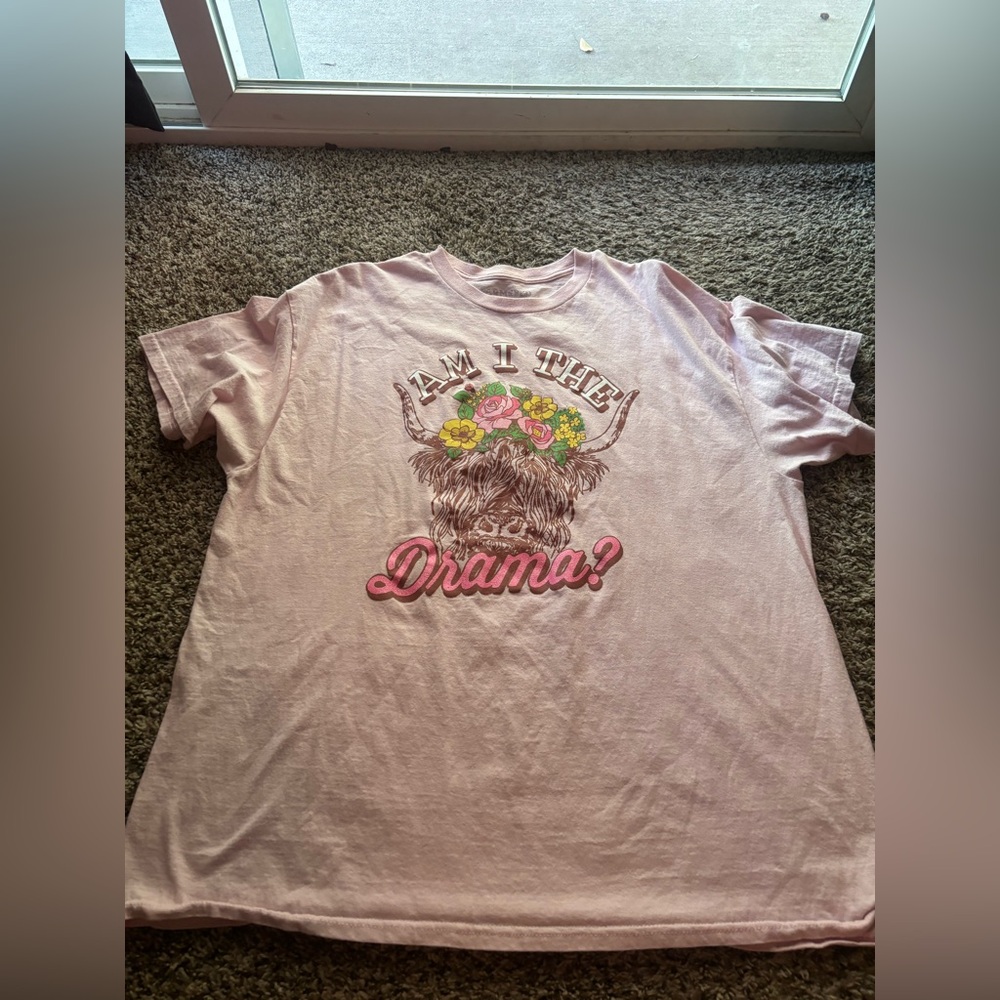 Pink Graphic Short Sleeve Tee